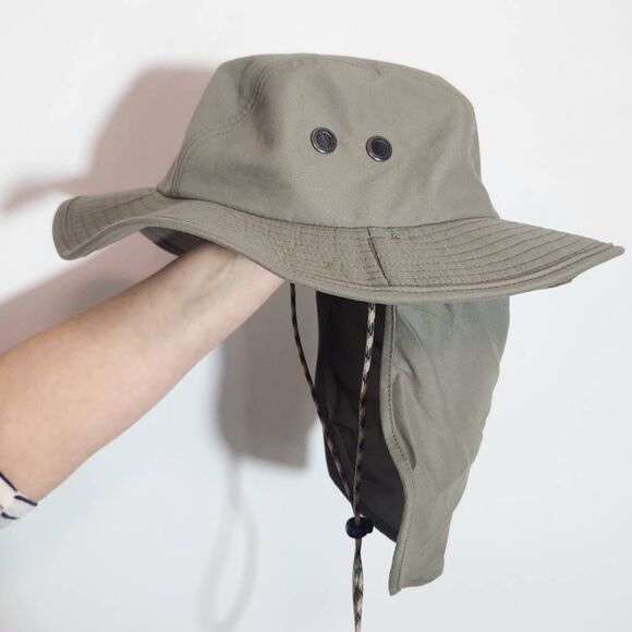 Army Green Fishing Hat One Size Men's Green Outdoors Hat - Picture 8 of 8